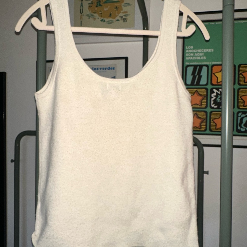 Simple sweater knit tank